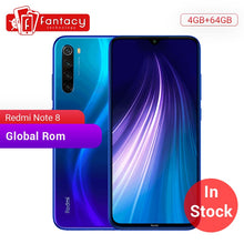 Load image into Gallery viewer, Global ROM Xiaomi Redmi Note 8 4GB 64G 48MP Quad Camera Smartphone Snapdragon 665 Octa Core 6.3" FHD Screen 4000mAh